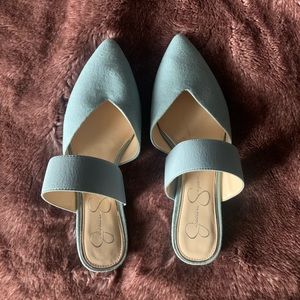 Jessica Simpson flat mules
